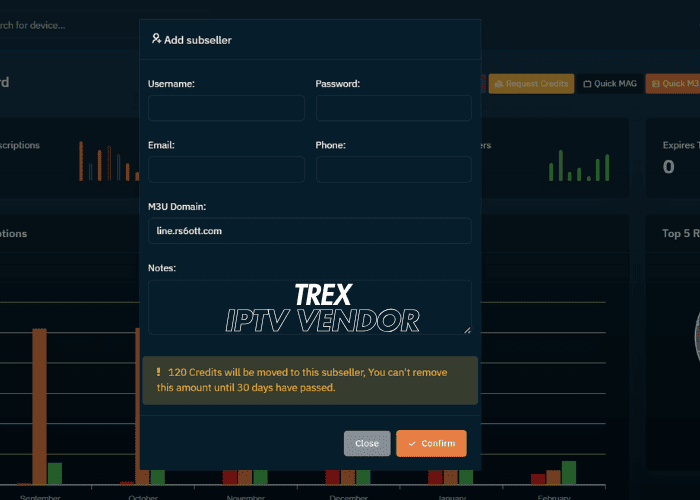 Trex IPTV-Your Ultimate IPTV Reseller Activation Panel